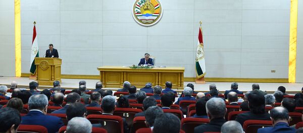 Расширенное заседания правительства РТ  - Sputnik Тоҷикистон