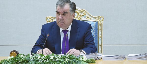 Президент Таджикистана Эмомали Рахмон - Sputnik Тоҷикистон