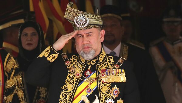 Король Малайзии Мухаммад V, архивное фото - Sputnik Таджикистан