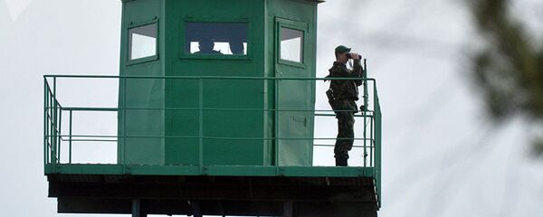 Пограничная вышка, архивное фото - Sputnik Тоҷикистон