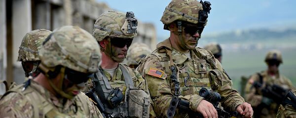 Военнослужащие США на учениях, архивное фото - Sputnik Таджикистан