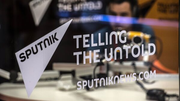 Стенд Информационного агентства и радио Sputnik - Sputnik Таджикистан