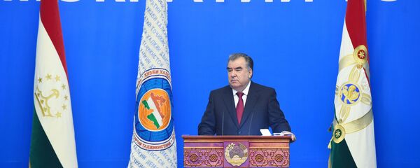 Участие президента в заседание НДПТ Народно-демократическая партия Таджикистана - Sputnik Тоҷикистон