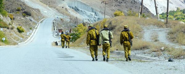 Пограничники на таджикско-афганской границе - Sputnik Тоҷикистон