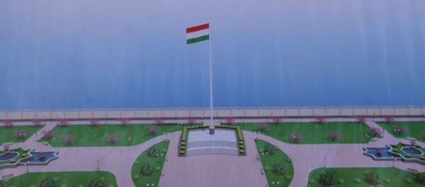 Майдони парчам дар ноҳияи Деваштич - Sputnik Тоҷикистон