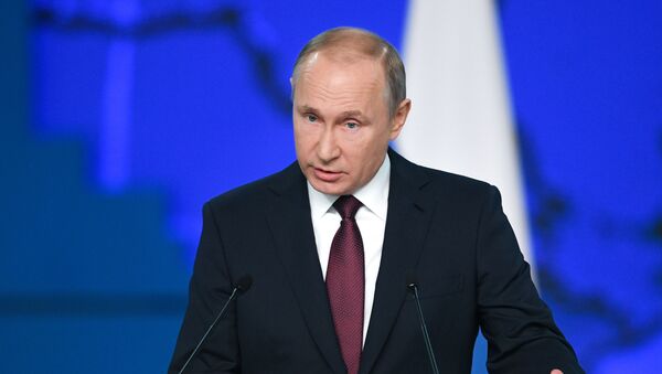 Ежегодное Послание президента РФ В. Путина Федеральному Собранию - Sputnik Таджикистан