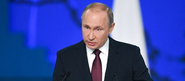 Ежегодное послание президента РФ В. Путина Федеральному Собранию Ежегодное послание президента РФ В. Путина Федеральному Собранию - Sputnik Таджикистан