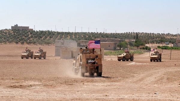 Американские военнослужащие в Сирии, архивное фото - Sputnik Тоҷикистон