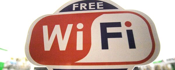 Знак WiFi точки доступа, архивное фото - Sputnik Таджикистан