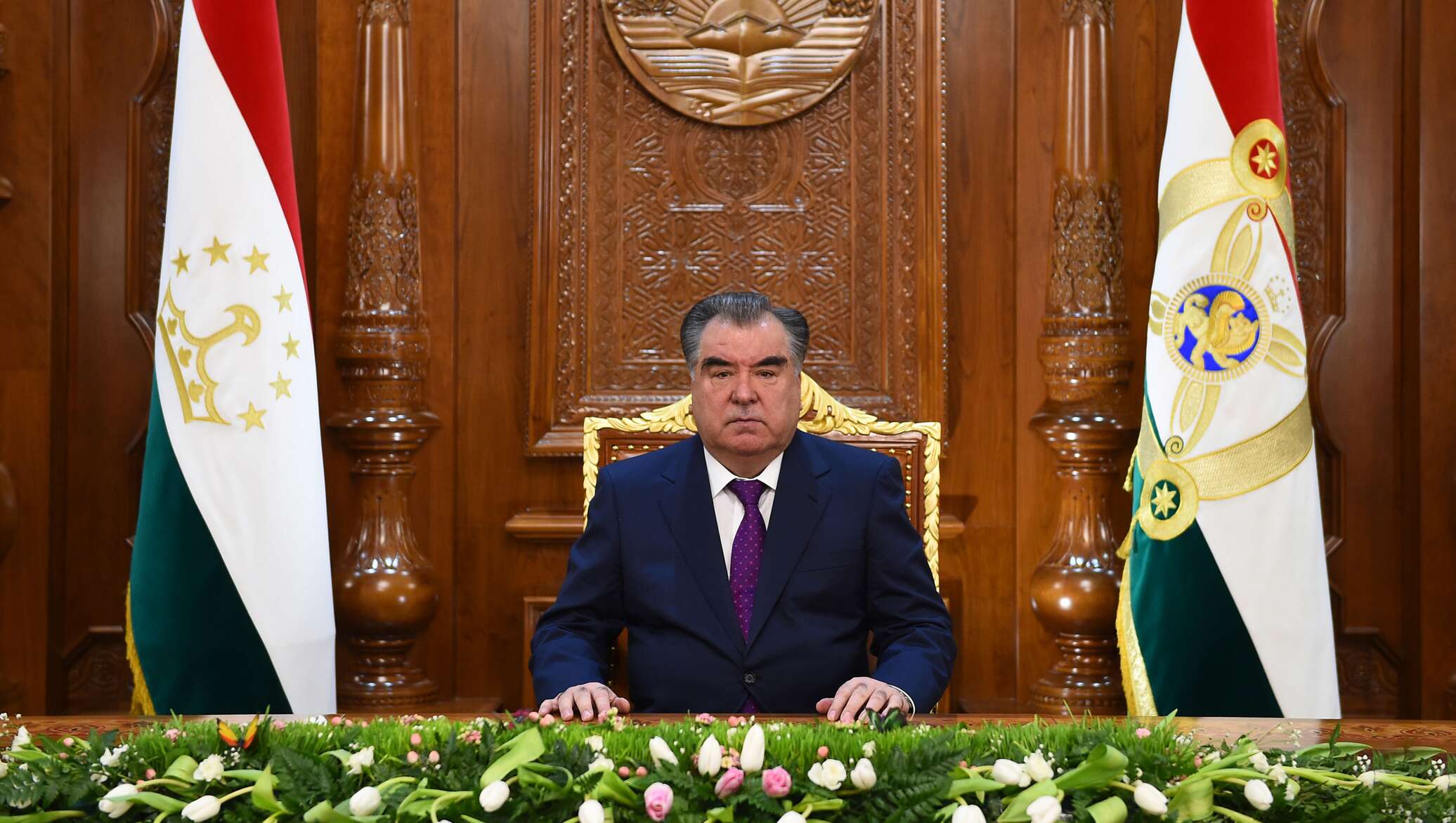 Рост президента Таджикистана Эмомали Рахмон