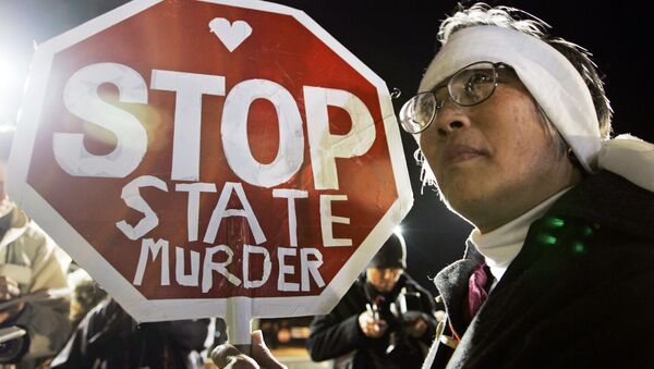 Протесты против смертной казни в Калифорнии  - Sputnik Таджикистан