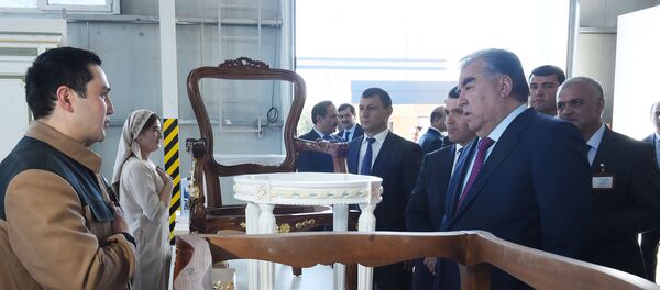 Открытие предприятия по выпуску мебели в городе Душанбе - Sputnik Таджикистан