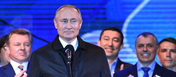 Рабочая поездка президента РФ В. Путина в Крым  - Sputnik Таджикистан