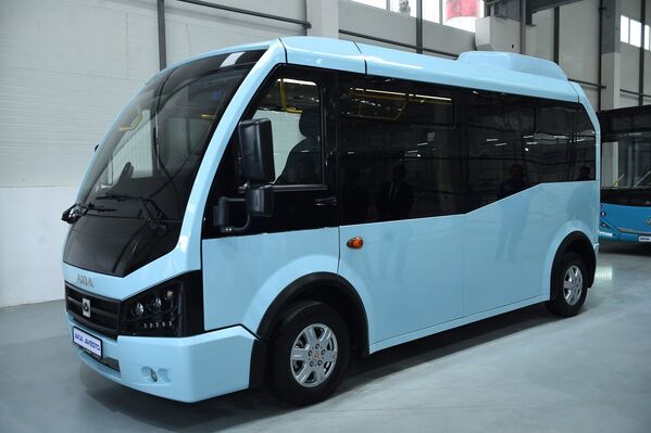 Автобусы которые будут производить на новом заводе AKIA AVESTA - Sputnik Таджикистан