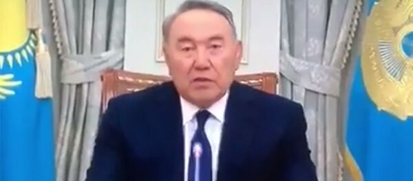Обращение Главы государства Нурсултана Назарбаева к народу Казахстана - видео - Sputnik Тоҷикистон