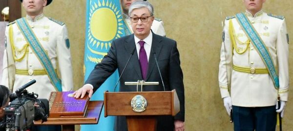 Касым-Жомарт Токаев принес присягу на посту президента Казахстана - Sputnik Таджикистан