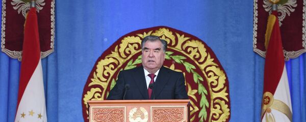 Наврузовский карнавал в Нуреке, выступление Эмомали Рахмона - Sputnik Тоҷикистон