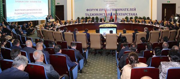 Форум предпринимателей Таджикистана и Татарстана - Sputnik Тоҷикистон