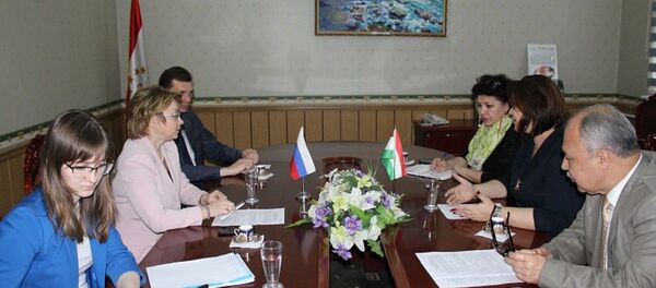 Встреча заместителей министров культуры РФ и Таджикистана Встреча заместителей министров культуры РФ и Таджикистана - Sputnik Тоҷикистон