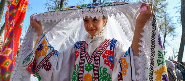 Празднование Навруза в ЖД парке города Душанбе Празднование Навруза в ЖД парке города Душанбе - Sputnik Таджикистан