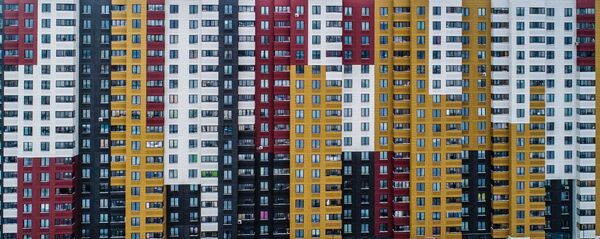 Окна в новом здании, архивное фото Окна в новом здании, архивное фото - Sputnik Таджикистан