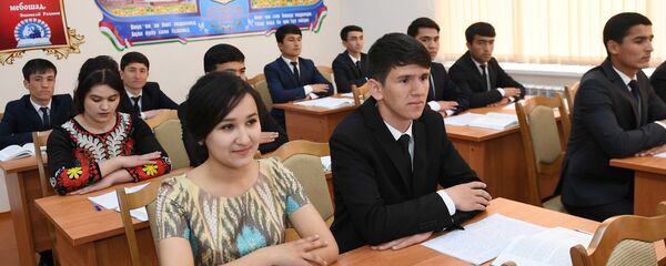 Открытие нового здания факультета политики и государственного управления Государственного университета Бохтара - Sputnik Тоҷикистон