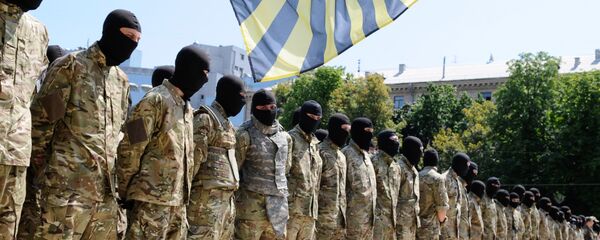 Бойцы батальона “Азов”, архивное фото - Sputnik Таджикистан
