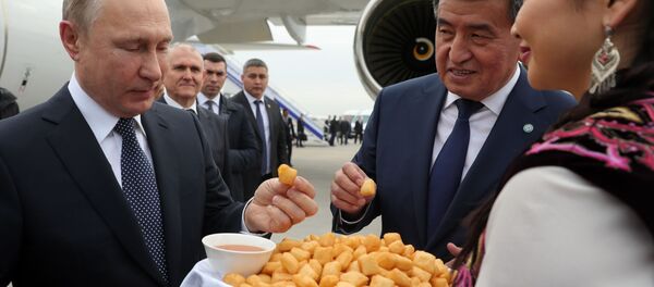 Государственный визит президента РФ В. Путина в Кыргызстан - Sputnik Таджикистан