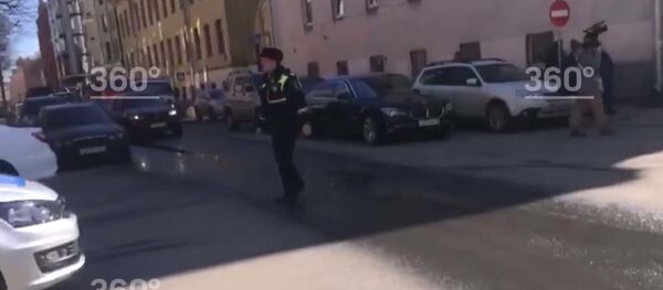 Кадры с места взрыва в Питере на территории Военно-космической академии имени Можайского Кадры с места взрыва в Питере на территории Военно-космической академии имени Можайского - Sputnik Таджикистан