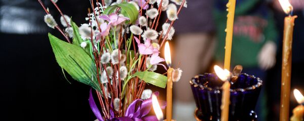 Вербное Воскресенье в городах России - Sputnik Таджикистан