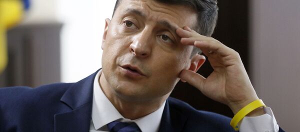 Кандидат в президенты Украины, актер Владимир Зеленский - Sputnik Тоҷикистон