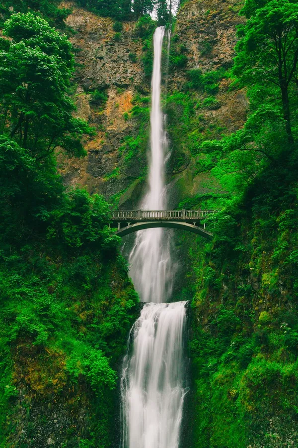 Пули назди шаршараи Multnomah Falls дар ИМА Пули назди шаршараи Multnomah Falls дар ИМА - Sputnik Тоҷикистон