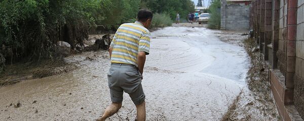 Последствия схода селевого потока  - Sputnik Тоҷикистон