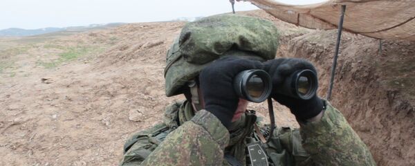 Российские мотострелки уничтожили условные террористические группы на учениях в Таджикистане - Sputnik Тоҷикистон