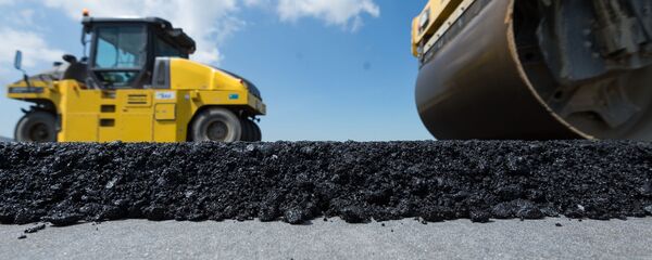 Строительство автомобильной дороги - Sputnik Тоҷикистон