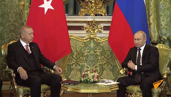 Путин и Эрдоган провели двусторонние переговоры в Москве - Sputnik Таджикистан