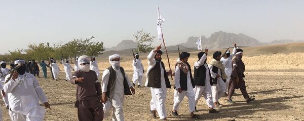 Члены террористического движения Талибан в Афганистане - Sputnik Тоҷикистон