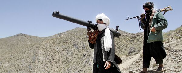 Члены террористического движения Талибан в Афганистане - Sputnik Тоҷикистон