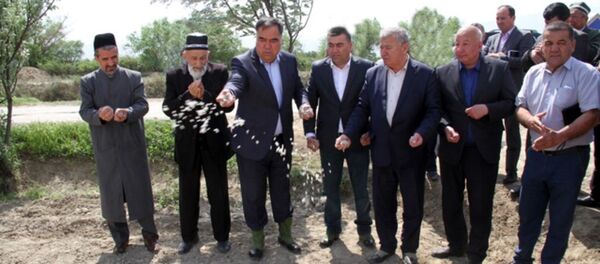 Шиносоии Раҷаббой Аҳмадзода бо рафти кишти пахта дар шаҳри Конибодом - Sputnik Тоҷикистон