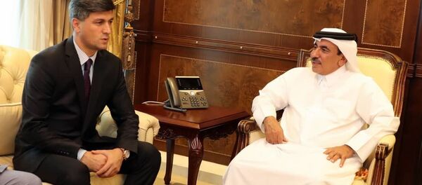 Вохӯрӣ бо Вазири нақлиёт ва коммуникатсияи Қатар Вохӯрӣ бо Вазири нақлиёт ва коммуникатсияи Қатар - Sputnik Тоҷикистон