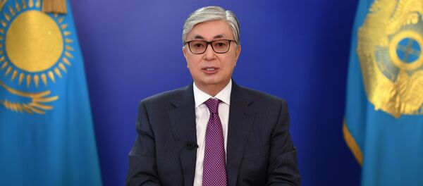 Президент Республики Казахстан Касым-Жомарт Токаев  - Sputnik Тоҷикистон