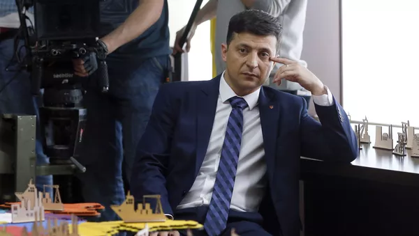 Владимир Зеленский президент Украины - Sputnik Тоҷикистон