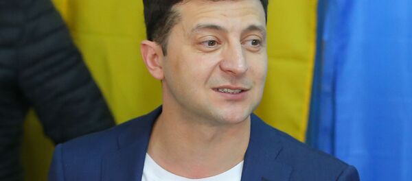 Кандидат в президенты от партии Слуга народа Владимир Зеленский - Sputnik Таджикистан