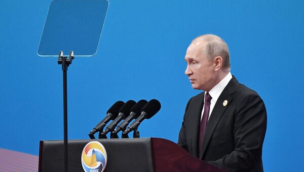 Президент России Владимир Путин в Китае - Sputnik Таджикистан