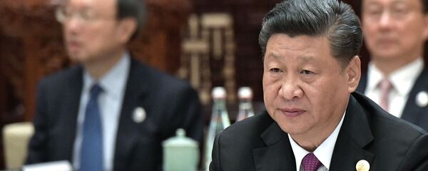 Председатель Китайской народной республики (КНР) Си Цзиньпин - Sputnik Таджикистан