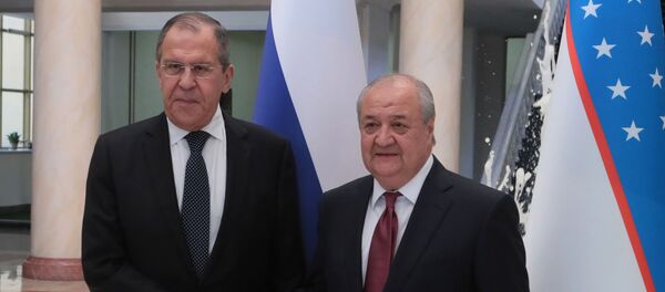 Министр иностранных дел РФ Сергей Лавров и министр иностранных дел Узбекистана Абдулазиз Камилов Министр иностранных дел РФ Сергей Лавров и министр иностранных дел Узбекистана Абдулазиз Камилов - Sputnik Таджикистан