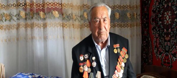 Ветеран ВОВ в Душанбе - Sputnik Тоҷикистон