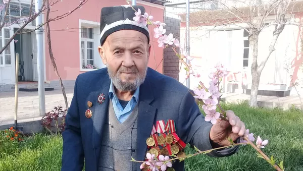 Ветеран ВОВ Мирзошариф Гафуров 