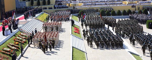 Парад победы в Душанбе Парад победы в Душанбе - Sputnik Тоҷикистон