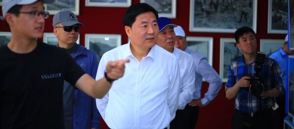 Делегация депортамента Тсзян Су Китая в Нуреке - Sputnik Тоҷикистон